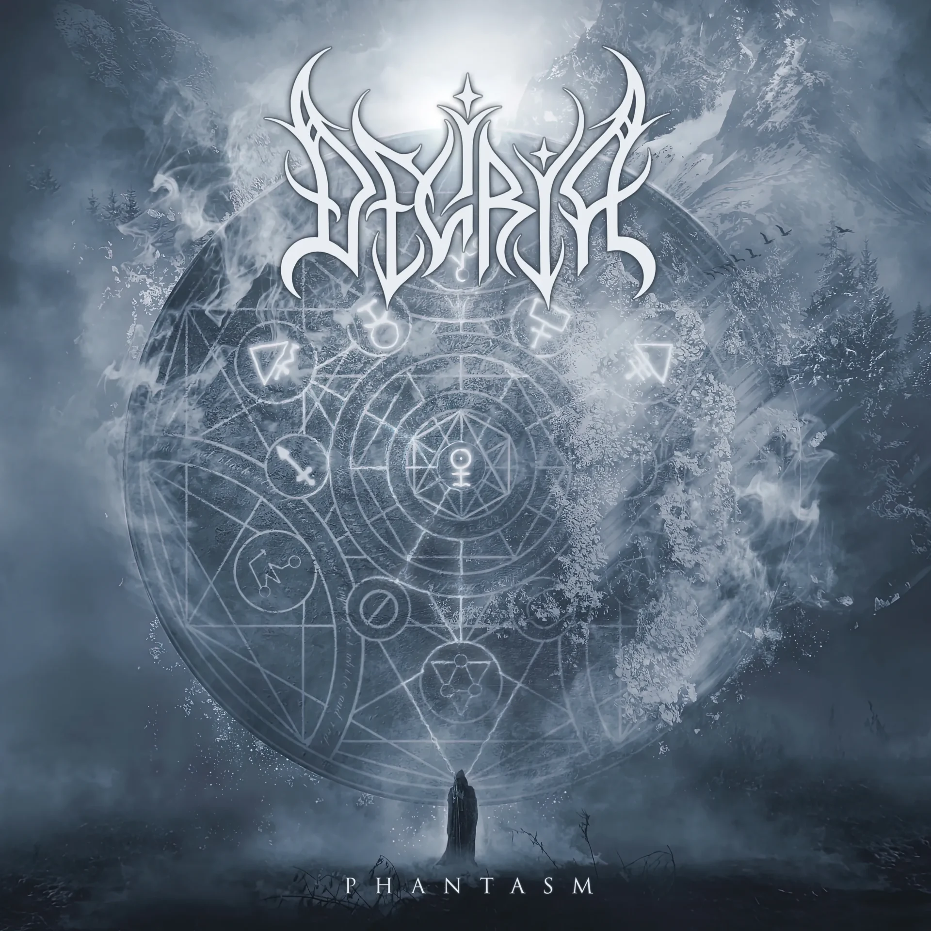 A picture of the cover art for the album Phantasm.